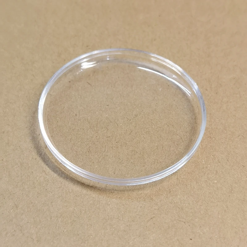 Acrylic Lid Shaped Watch Glass Front Cover 35.5mm for Watch Repair