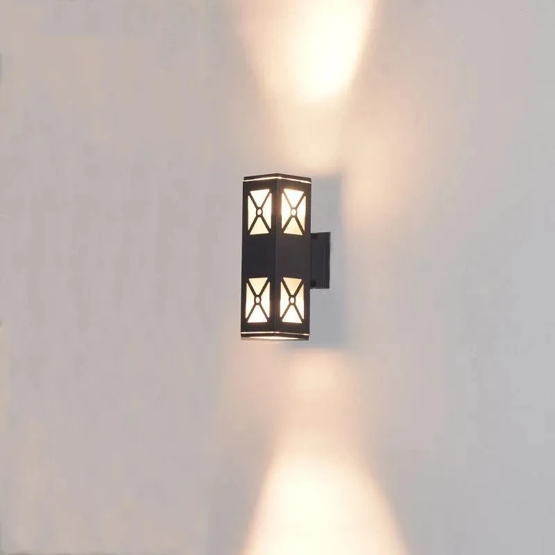 Outdoor Wall Lamp Aluminum E27 Up And Down Light Outdoor Waterproof IP65 Garden Light Street Light 110V- 220V Bulb Not Included