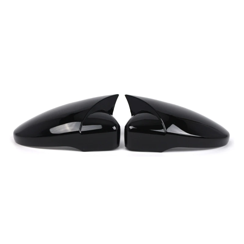 

Plastic Side View Glass Cover Wing Glass Cover Caps Replacement Side View Glass Caps Suitable for 2009-2017 Vehicles