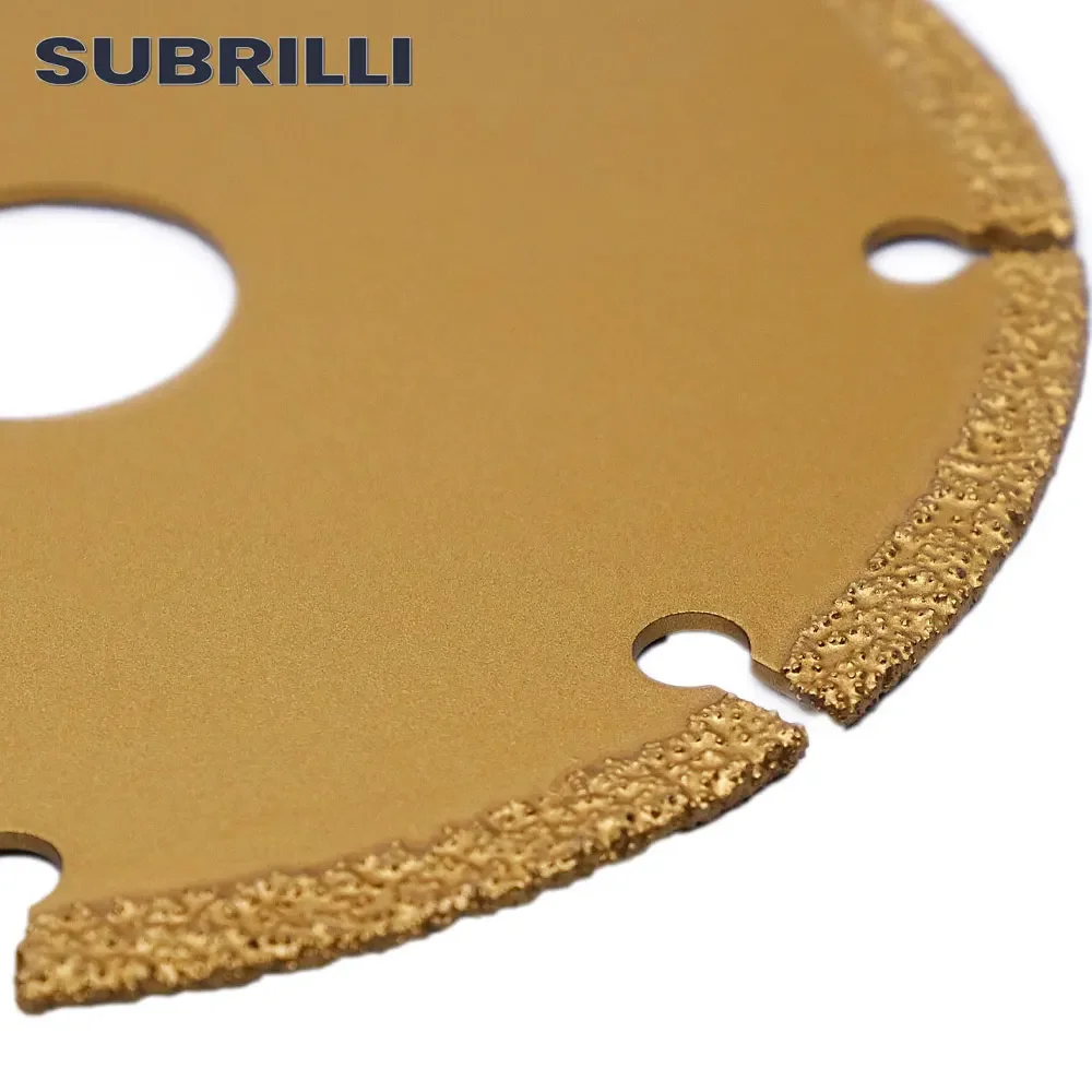 Subrilli 1pc 105mm disco de corte 4 Polegada lâmina serra diamante rebolo ferramenta roda rotativa para cerâmica vidro exportação ferramenta corte