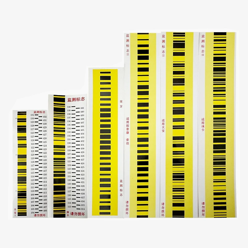 5 шт., наклейка со штрих-кодом для наблюдения за расслаблением для LEI-CA SOKKIA TRIMBLE FOIF, геодезический уровень цифрового уровня