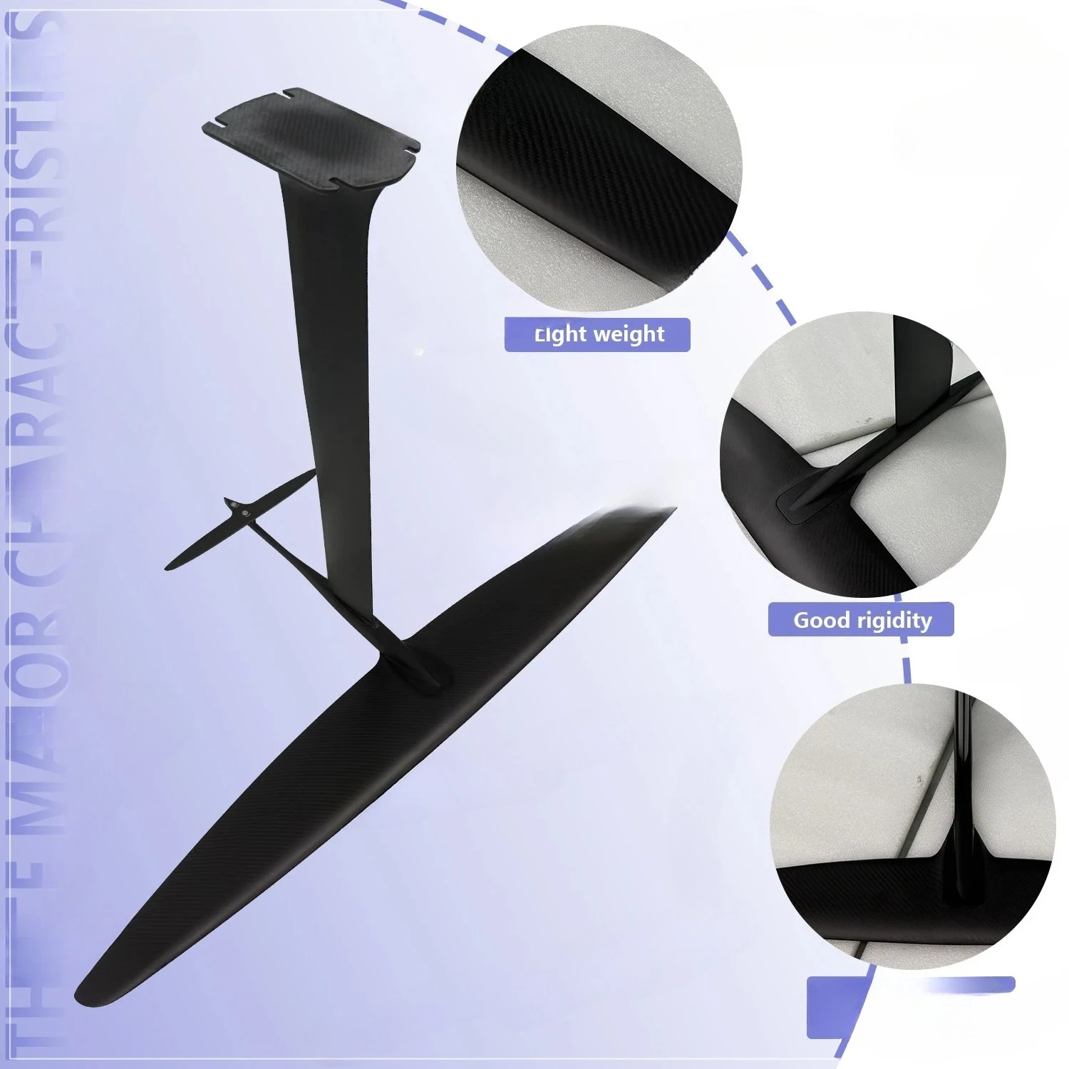 Pump And Glide Series Hydrofoil Factory Axis Foil Series PNG 1300 Carbon HydroFoil Board Front Wing Foil Sup Surfing