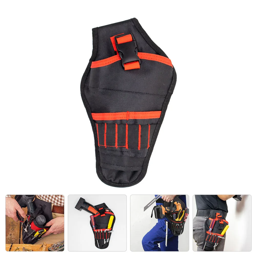 

1pc Tool Storage Waist Pouch Oxford Cloth Durable Practical Tool Bag For Plumber Electrician Worker Home Use Belt Design Water