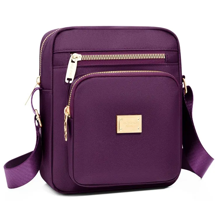 Oxford Cloth Crossbody Bag Lightweight Multi-layer Canvas Shoulder Bag for Women Commuter Friendly Stylish And Practical