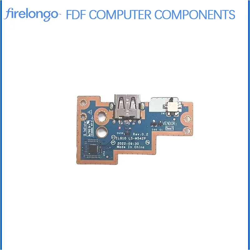 

New Original for Lenovo Legion Slim 5 16IRH8 USB Daughter Board Interface Board LS-M542P