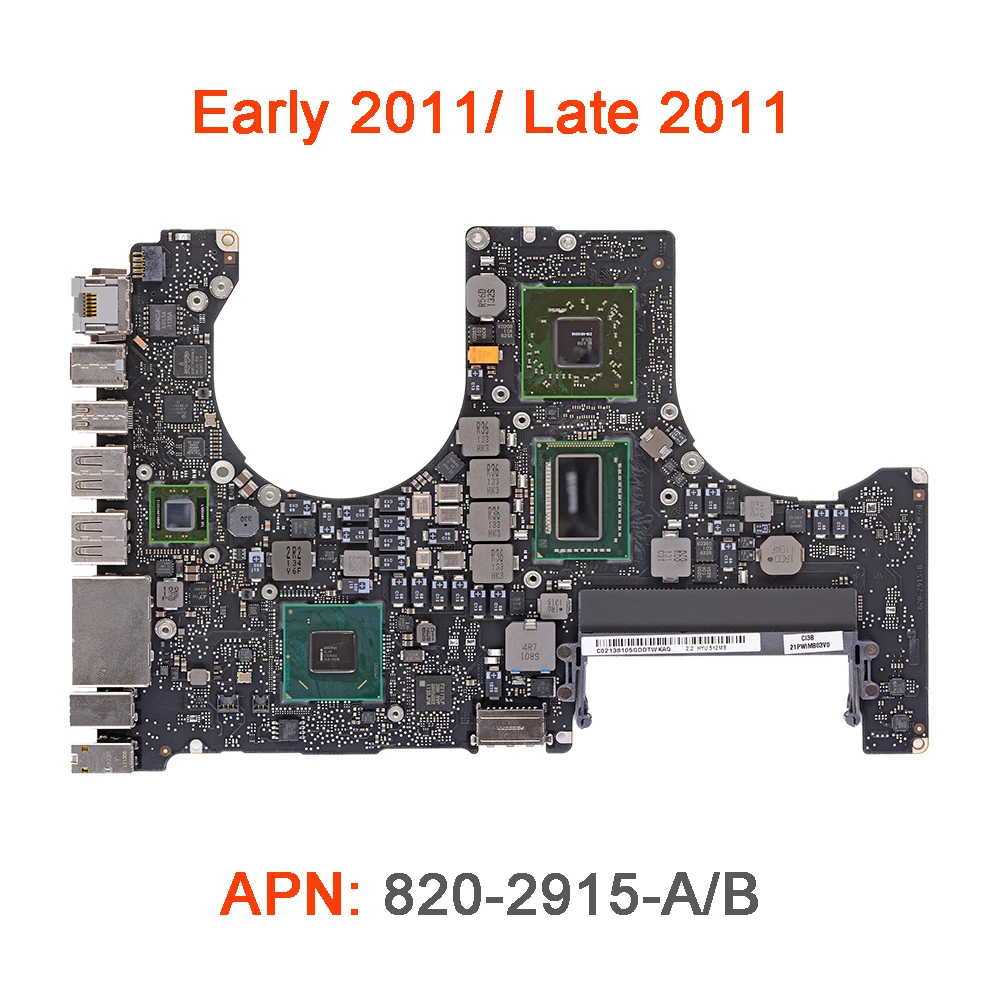 Imagem -05 - Placa-mãe Original para Macbook Pro Logic Board A1286 8202850-a b 820-2915-a b 8203330-b 15 Polegadas i5 i7 2008 2009 2010 2011 2012