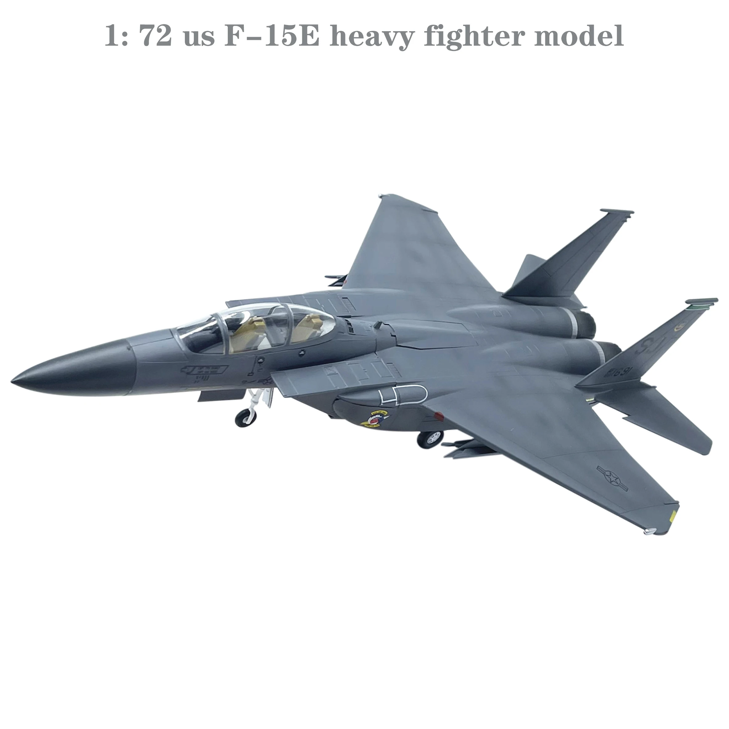 1: 72 us F-15E heavy fighter model  Static simulation collection model finished decoration 37123