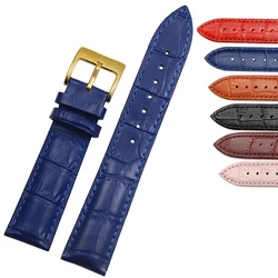 Genuine Leather Watchbands 18mm 20mm 22mm 24mm Watch Band Strap Steel Pin buckle High Quality Wrist Belt Bracelet