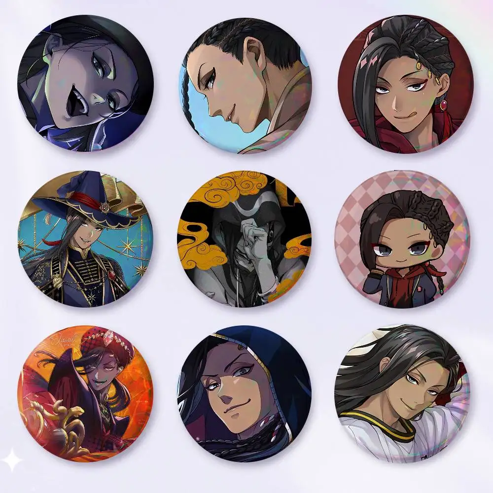 A-Characters J-Jamil Viper-r Anime Round Badges, Brooches, Clothing Accessories, Birthday Gifts, Anime Conventions