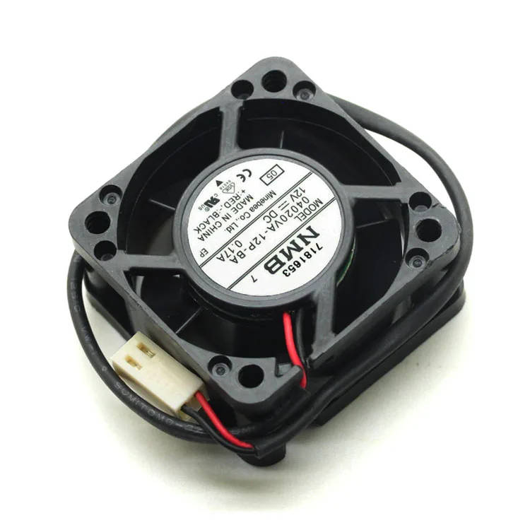 

40mm Fan 12VDC For NMB 04020va-12p-ba 12V 0.17a 4020 4cm industrial control machine cooling fan