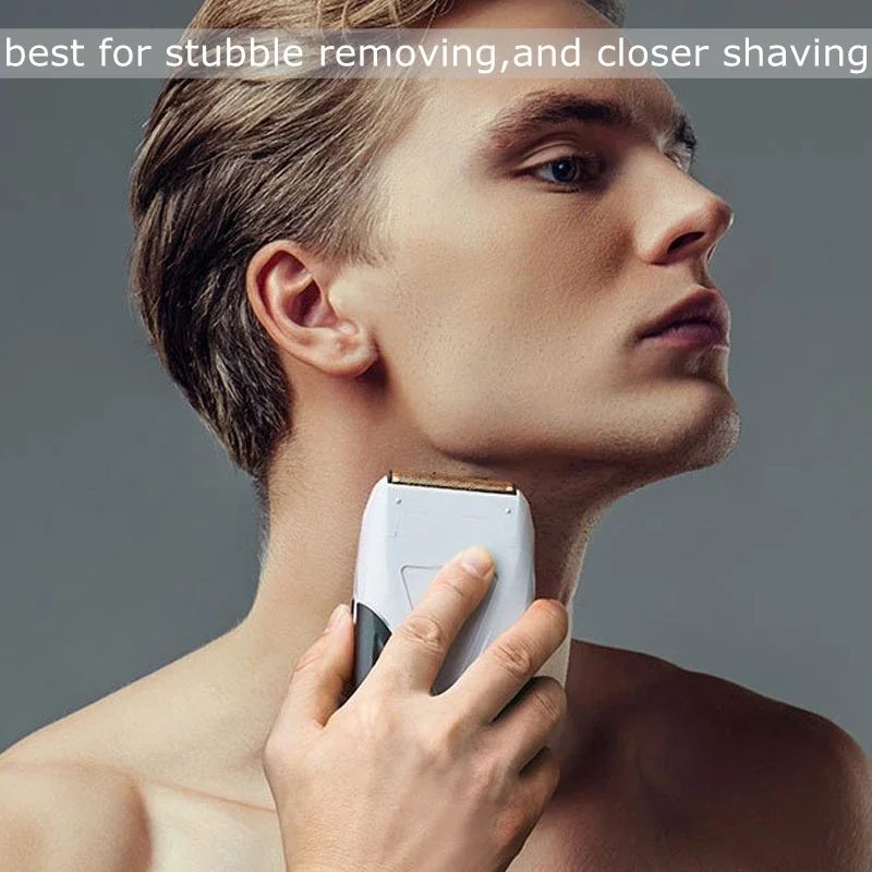 4D Electric Shaver for Men Facial Stubble Beard Razor Bald Shaving Machine