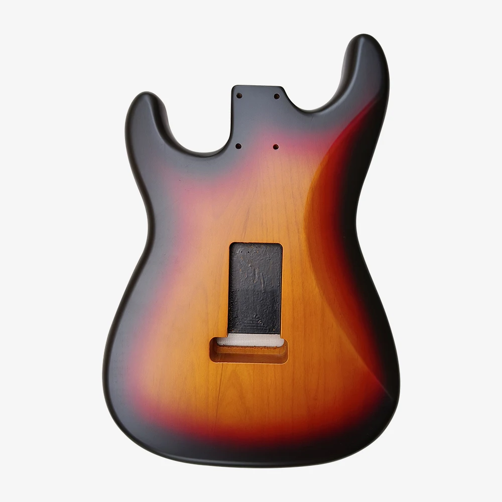 High Quality ST Guitar Body Alder H-S-H Matt Sunset Color Guitar Part for Stratocaster Style Electric Guitar Replacement