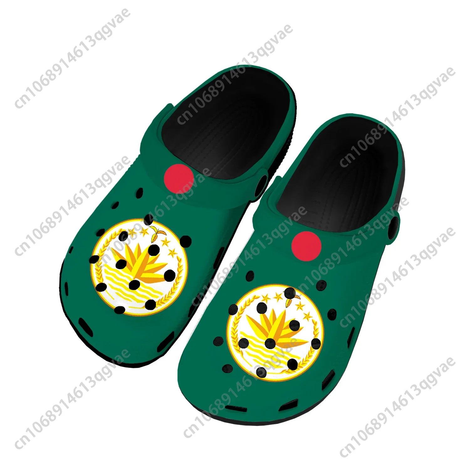 

Bangladesh Flag Home Clogs Custom Water Shoes Mens Womens Teenager Bangladesh Shoe Garden Clog Breathable Beach Hole Slippers