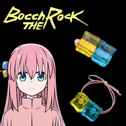 Anime Bocchi The Rock! Gotou Hitori Gotoh Square Hairpin Blue And Yellow Hair Cosplay Accessory Props Girls Women Cos Gift Party
