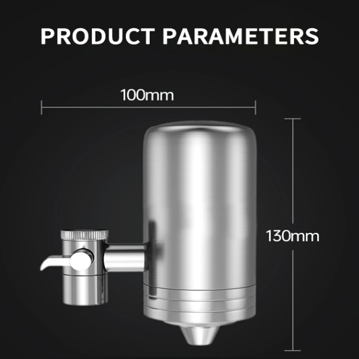 304 Stainless Steel Faucet Water Filter Ceramic Cartridge Filter Home Kitchen Bathroom Water Filter