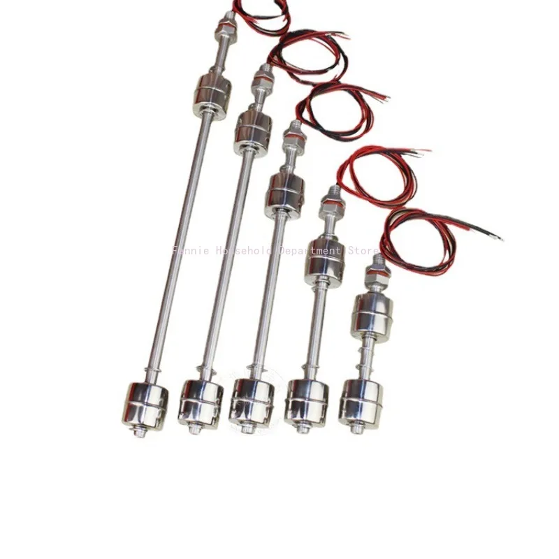 220V Float Switch Stainless Steel Liquid Water Level Sensor Horizontal Double Ball Float Switch 450mm 500mm 550mm 600mm