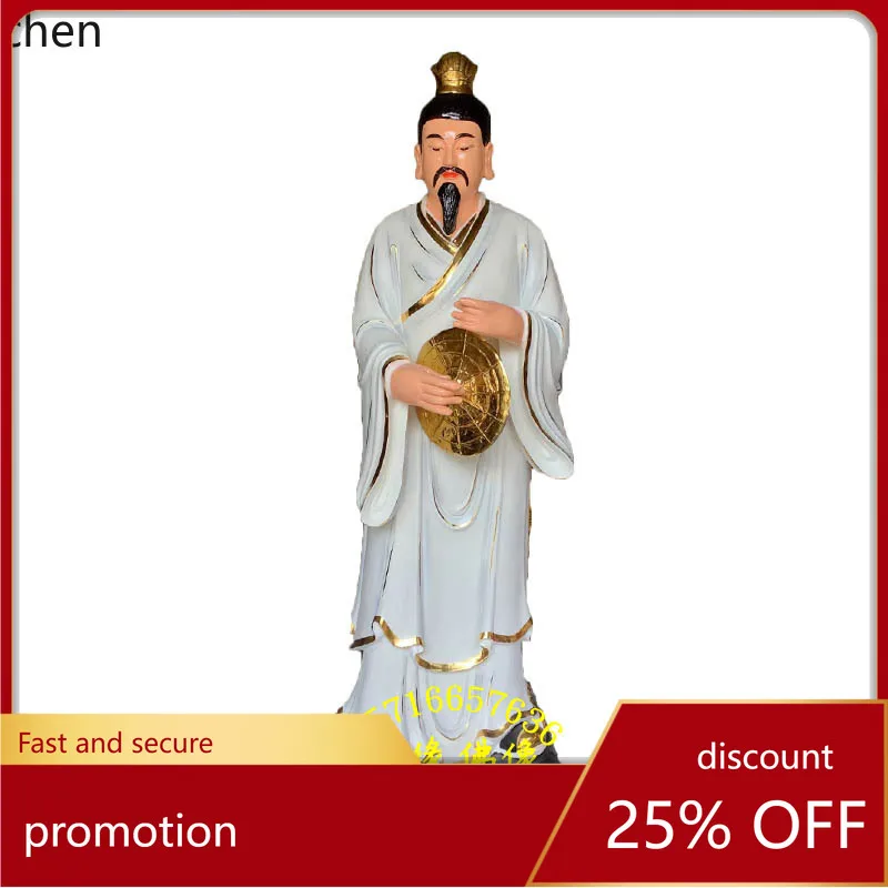 

Cz1 seventy-two patriarchs statue resin fiberglass eight bodhisattvas statue painted and gilded