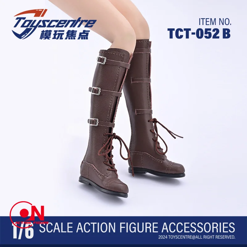 Toyscentre 1/6 TCT-052 Vrouwelijke Vastgebonden hoge laarzen Holle Schoenen Model Fit 12 ''Vrouwelijke Soldaat Action Figure Body