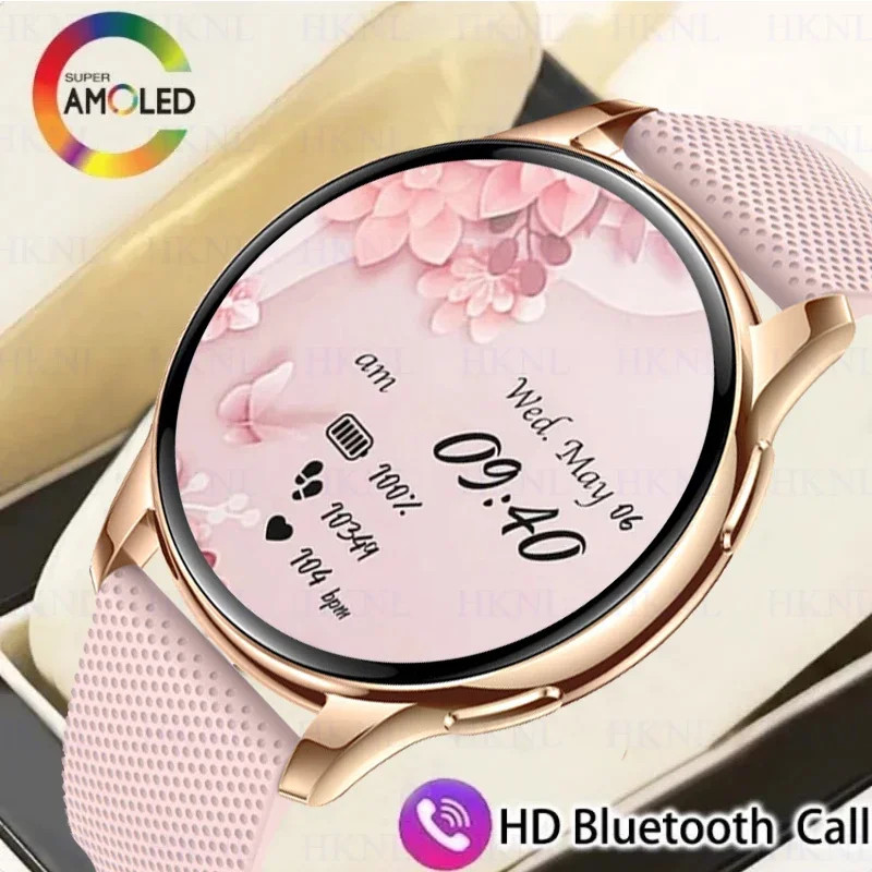 

New Bluetooth Smart Watch For Women 1.32" 466*466 Full Touch HD Screen IP68 Waterproof Heart Rate Blood Monitor Smartwatch Girl