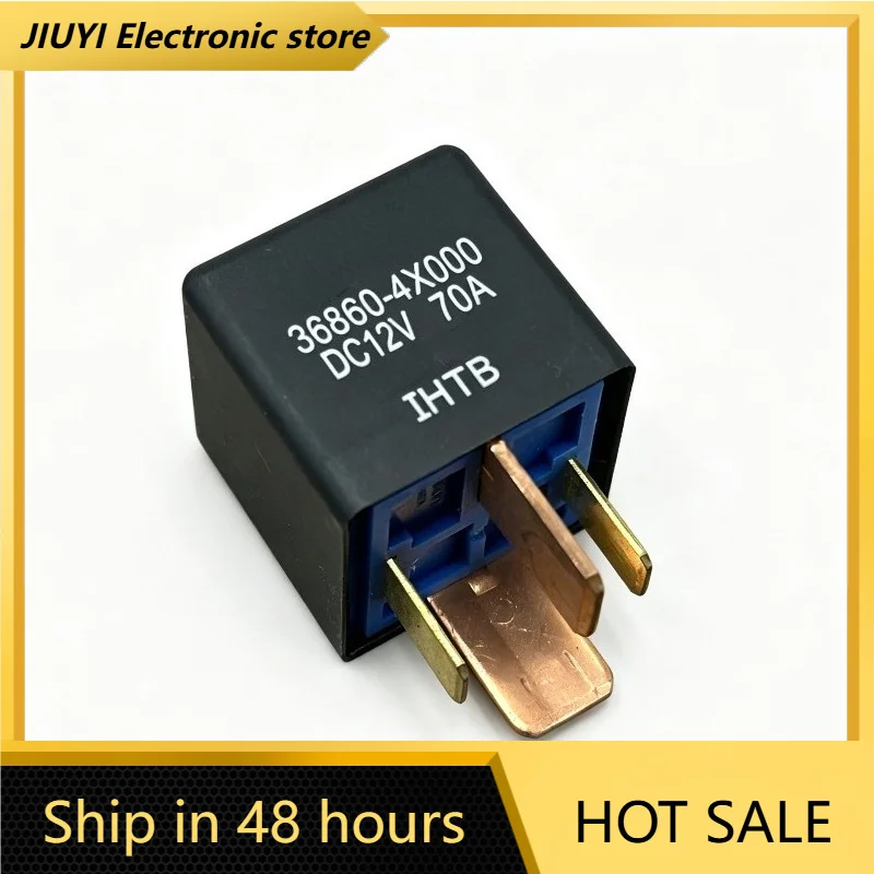 New 1pcs/lot 36860-4X000 DC12V 4Pin 70A Heavy Duty Automotive Power Relay