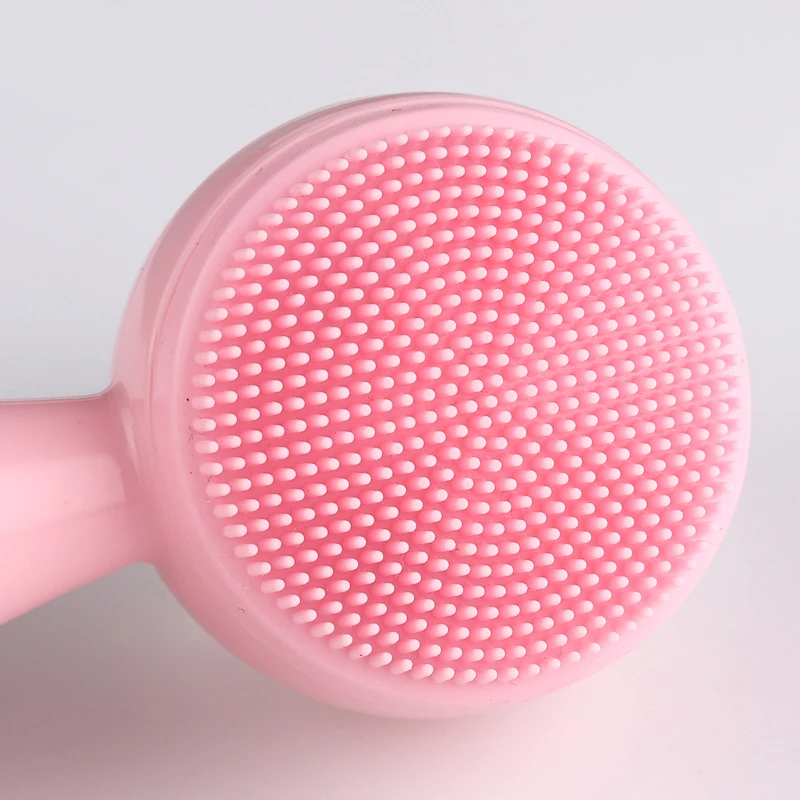 1pc Facial Cleansing Brush 2 In 1, Face Exfoliating Pore Deep Cleansing Brush, Ultra Fine Soft Bristle Dual Face Wash Brush