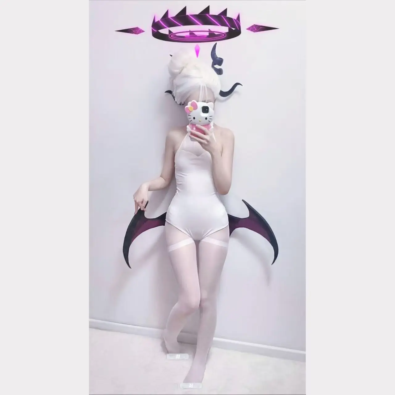 

Blue Archive Hina Sunasaki Cosplay White School Swimsuit Costume