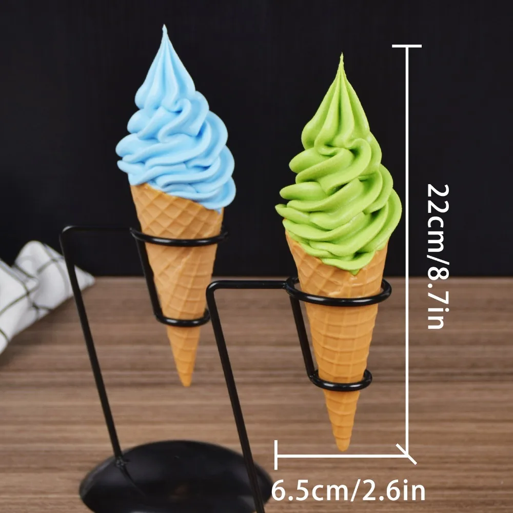 8,7 Zoll realistische Simulation Eis Dessert Lebensmittel Modell für Küche Ornamente Fenster Display und Fotografie Milch Tee – Detail 4