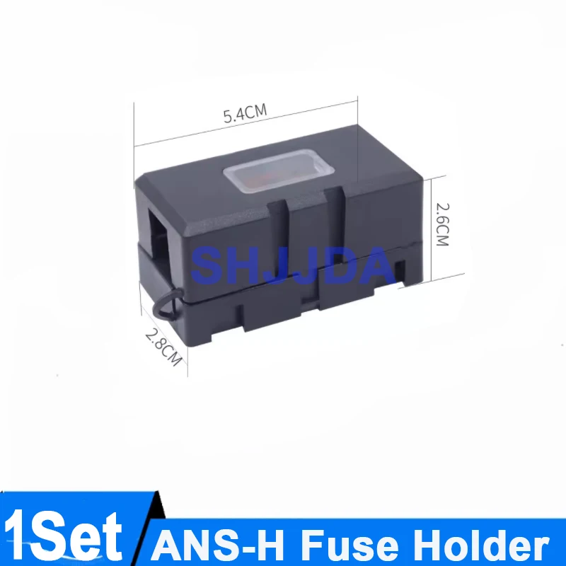 1Set ANS Fuse Holder Car Audio MIDI Small Flat Fuse Base 20A 30A 40A 50A 60A 70A 80A 100A 125A 150A 200A ANL Fuse Holder