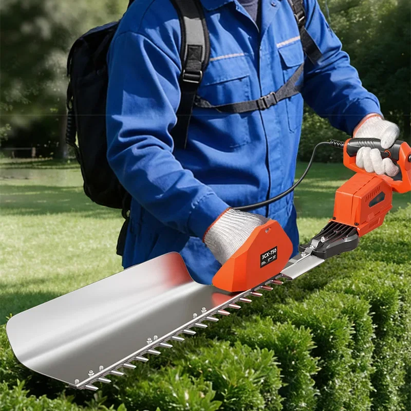 Heavy-Duty Electric Hedge Trimmer, Lithium-Ion Tea Tree Pruner, Landscaping and Pruning Tool, Tea Tree Pruning 20A/30A