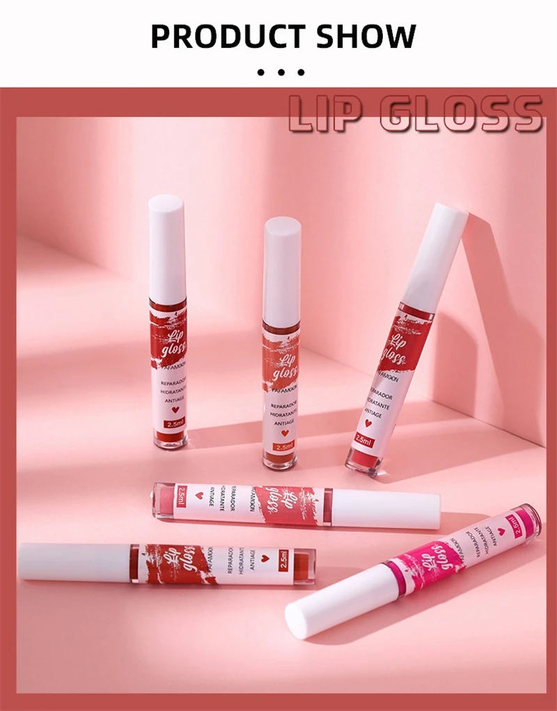 Rosaroter, mattierter, flüssiger Lippenstift, wasserfest, langlebig, feuchtigkeitsspendend, langlebiger Lippenstift, nicht klebender Lipgloss, koreanisches Make-up – Detail 23