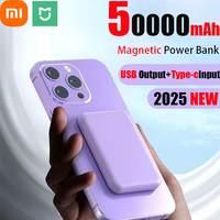 Xiaomi 50000mAh Wireless Magnetic Power Bank Super Fast Charging Portable Battery Charger For iPhone Huawei Samsung 2025