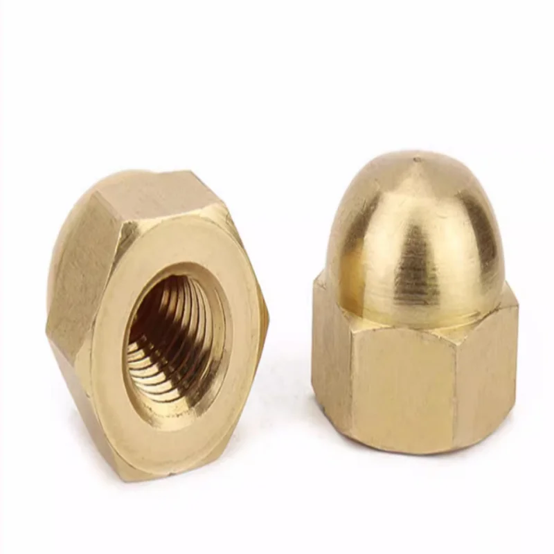 Copper Brass Hexagon cap nut DIN 1587 Metric M4 M5 M6 M8 M10 M12 M16 M18 M20 hex domed cap nuts