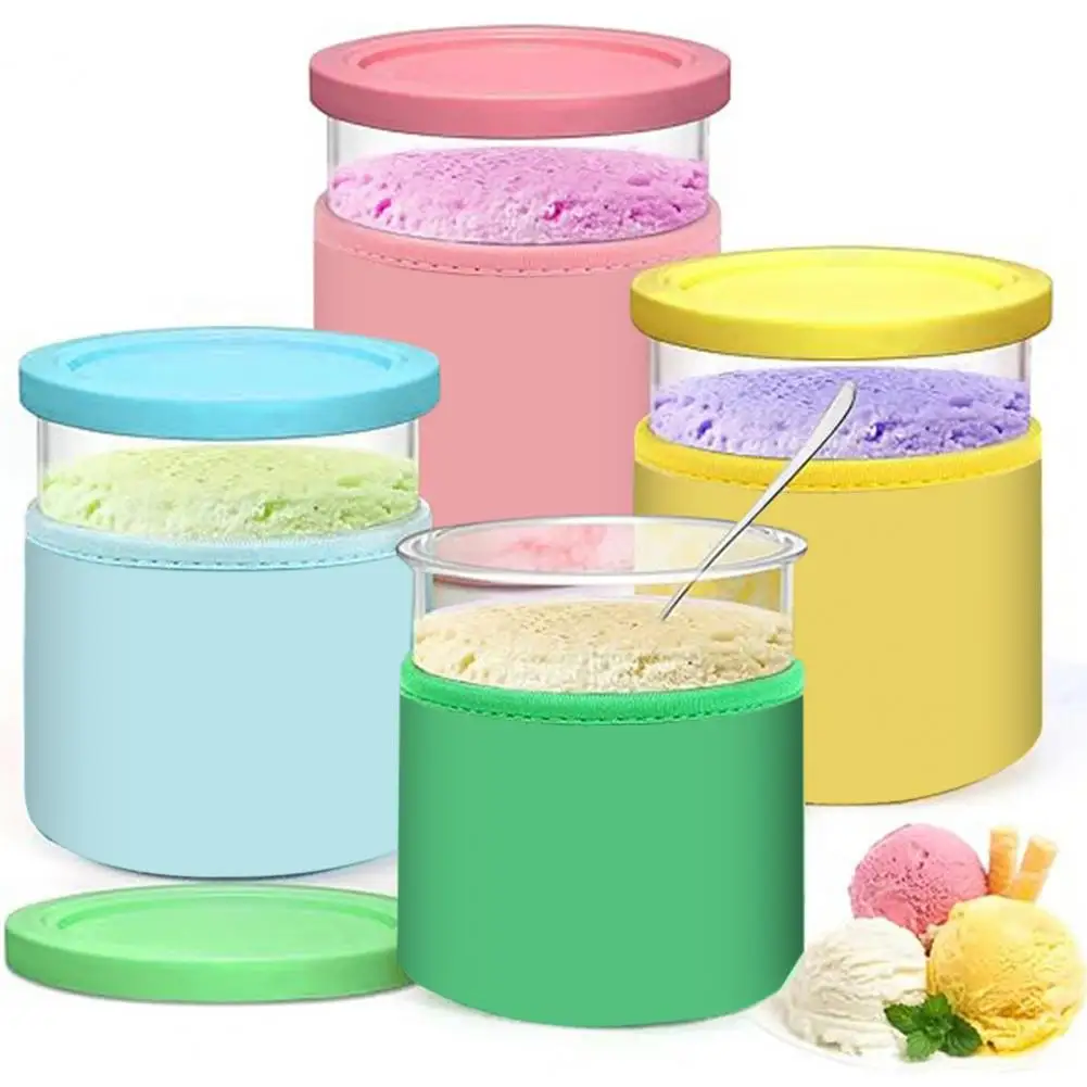 Condensation Sleeve Reusable Cup Cover Insulated Ice Cream Cup Cover Storage Tank Sleeve Set for Nc300/nc301/nc299