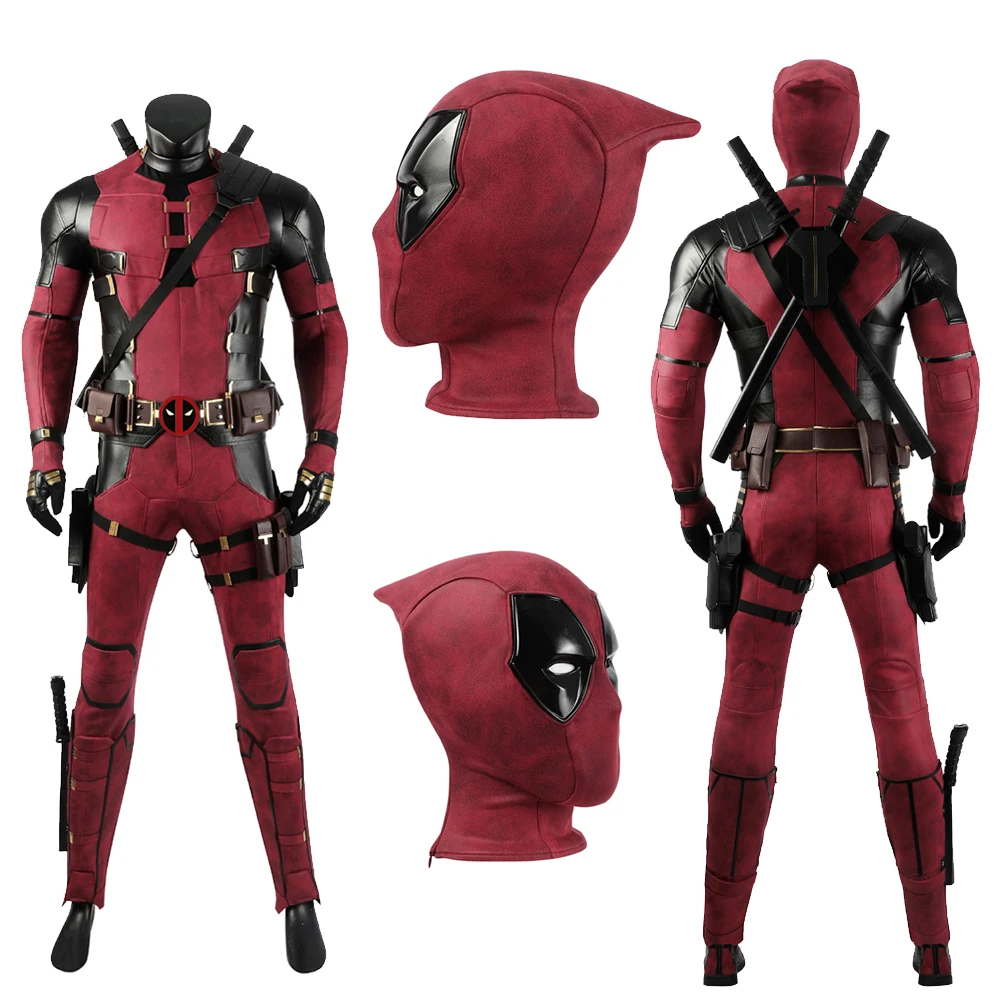 Halloween Carnival Christmas Outfit New Arrival DP3 Mr. Pool Cosplay Costume Hero Role-playing Complete Clothes With Cowl