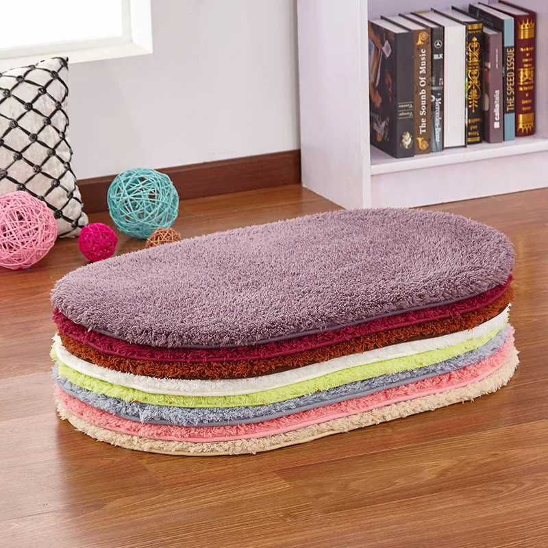 Microfiber Bathroom Comfortable Bath Pad Anti Slip Mat Bathtub Room Living Room Door Stairs Bathroom Foot Floor Mats