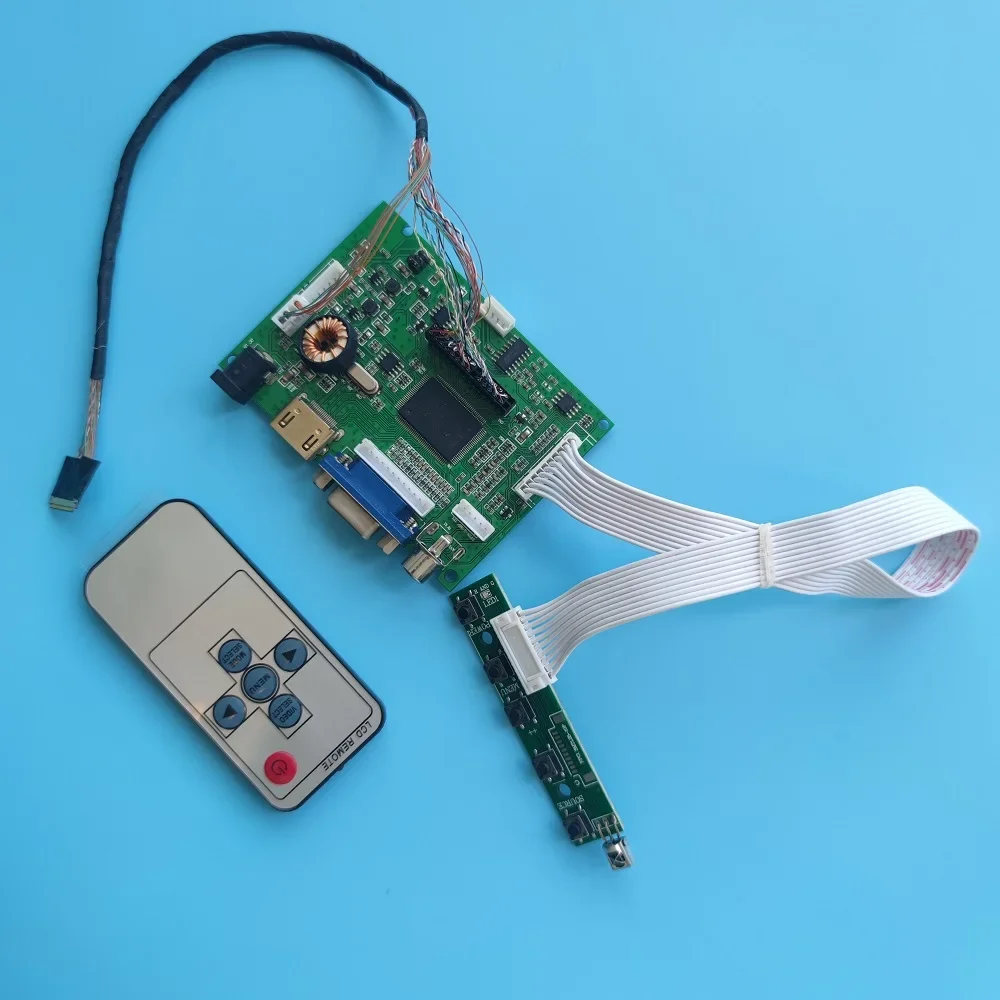 

Комплект для HSD100IFW4-A00 HSD100IFW1-A01/A02/A05/G00 30pin 1024x600 10,1 "LVDS WLED VGA + 2AV плата контроллера ЖК-экрана
