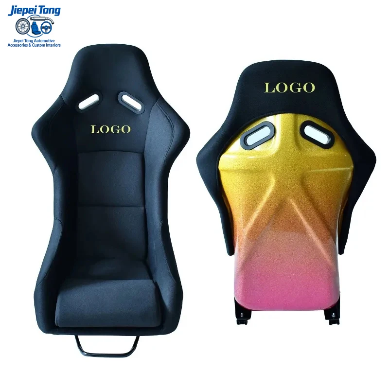 

Personalized Latest Fiberglass Fabric Back Uses Racing Custom Design Car Bucket Seats