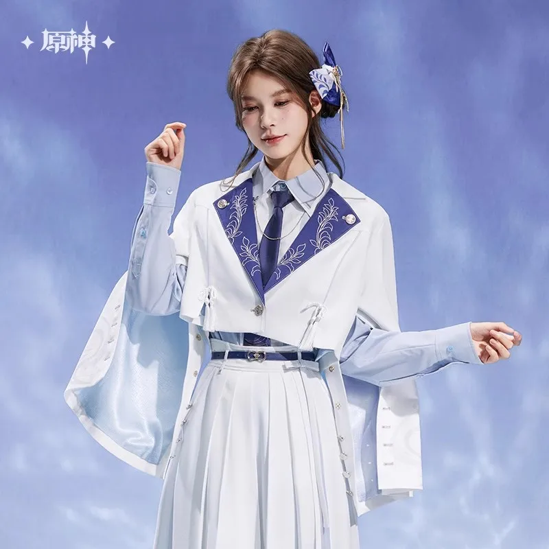 

[Genuine] miHoYo Game Genshin Impact Kamisato Ayato Theme Series Wide sleeved lapel Jacket Loose Clothing Coat Cosplay Xmas Gift