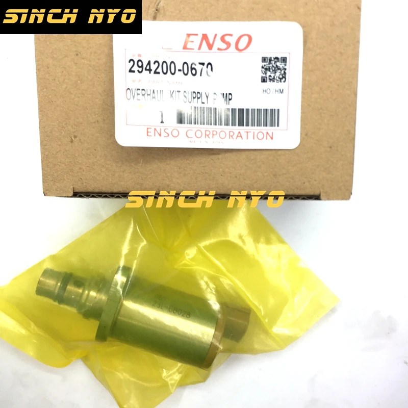 Common Rail Fuel System Pump Suction SCV Valve 294200-0670 for ISUZU 6HK for HINO J08 J05 for Nissan UD High Quality