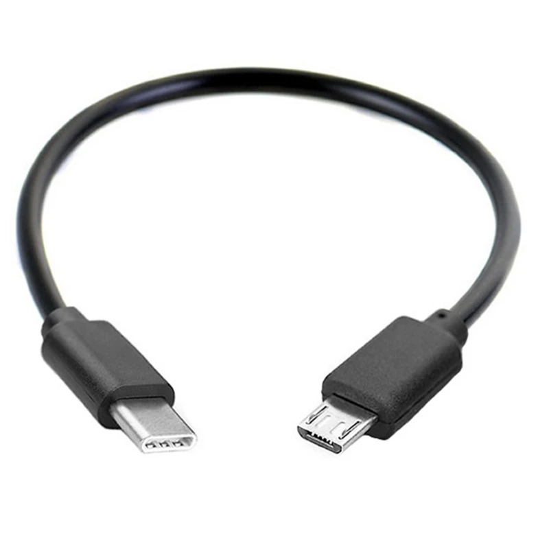 30cm Type C to Micro USB Male Sync Charge OTG CHARGER Cable Cord Adapter For Phone Huawei Samsung Xiaomi Usbc Wire