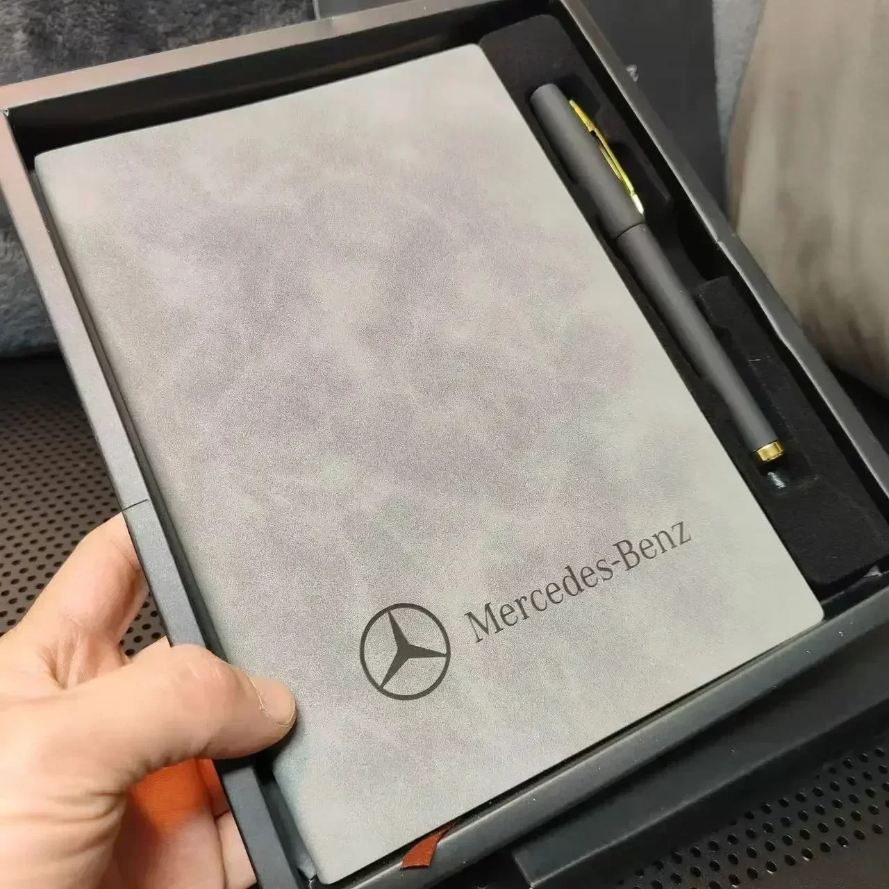 

Retro Car Man Business Sign Pen A5 Notebook Women Gifts For Mercedes Benz AMG C E S GLE CLC Class W205 C300 W203 W206 W108 W124