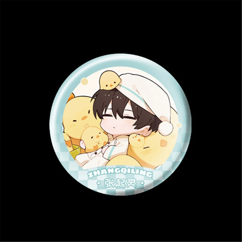Game The Graver Robbers’ Chronicles Jie Yuchen Zhang Qiling Cosplay COSTUME Badge Pin SPTE Tinplate Brooch Accessories Prop Gift