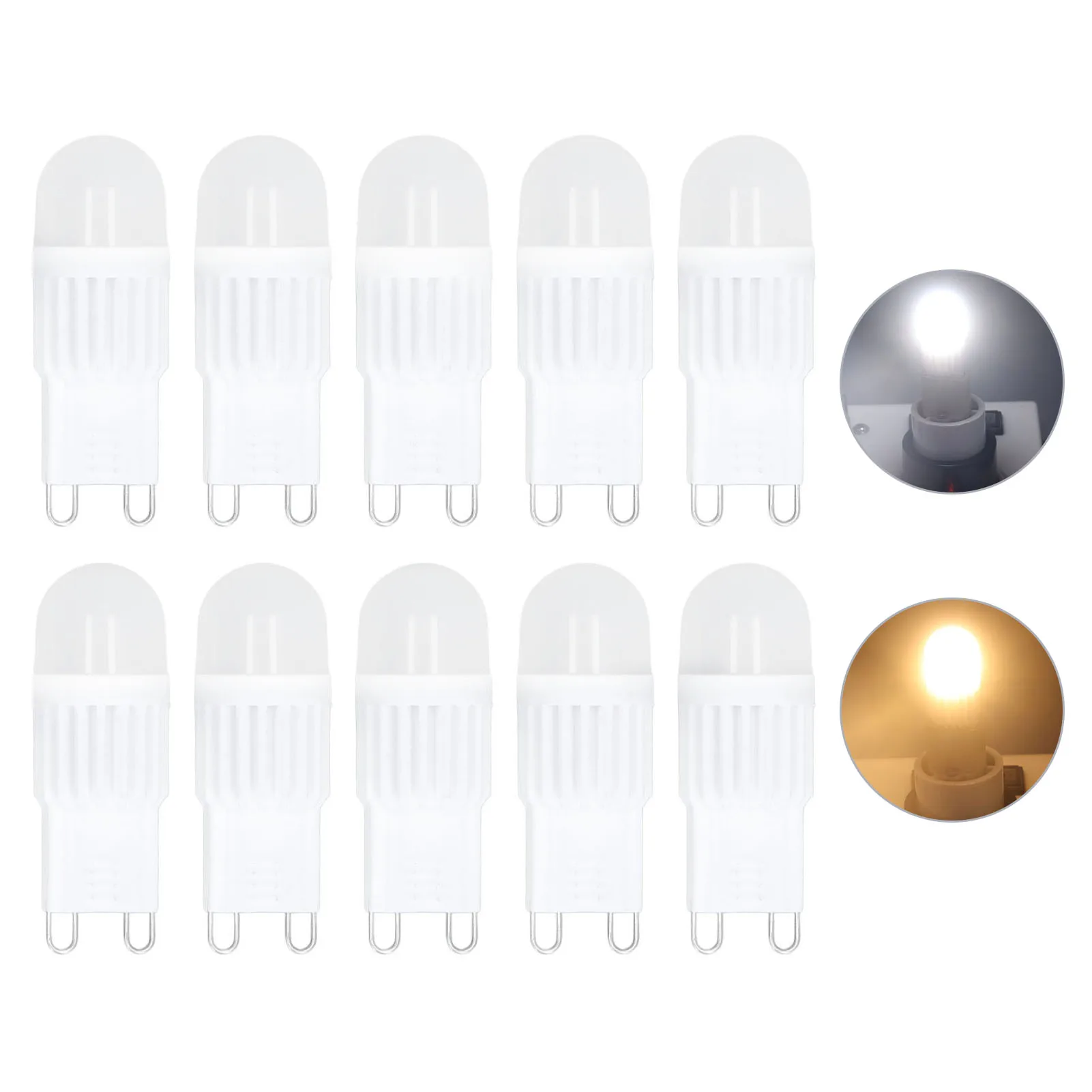 

Светодиодная лампа G9 2 Вт G9 Лампа 50000H Service Life Eye 30 Вт Галогенный эквивалент для настольной лампы для потолочного освещения