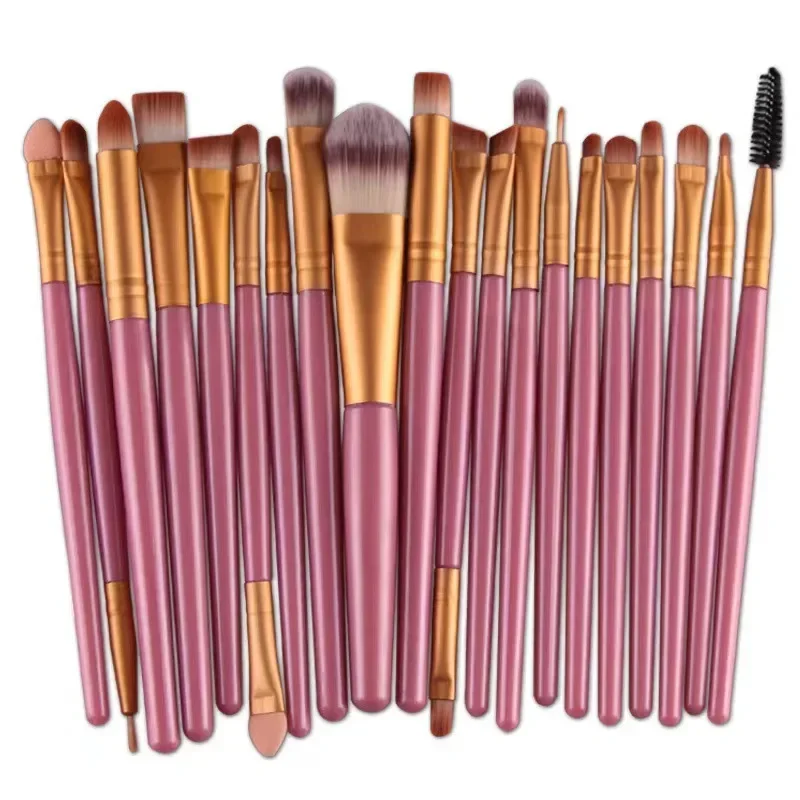 20 Stück Augenpinsel Kompletter Lidschattenpinsel Beauty Tool Explosives neutrales Logo Kostenloser Eyeliner-Pinsel