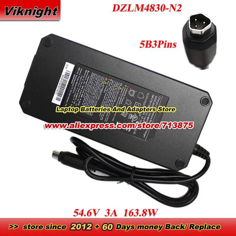 DZLM4830-N2 AC Adapter For PHYLION 54.6V 3A 163.8W 3Pins Power Supply