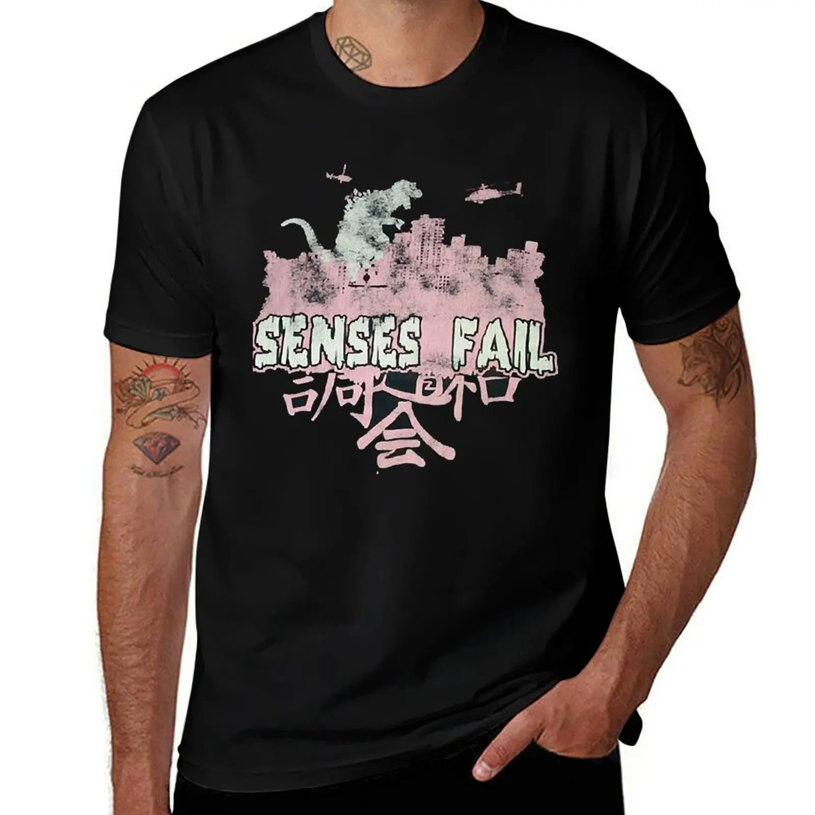 

Senses Fail band rock T-Shirt t shirt for man 100 percent cotton anime t shirts for man man tshirt T-shirt