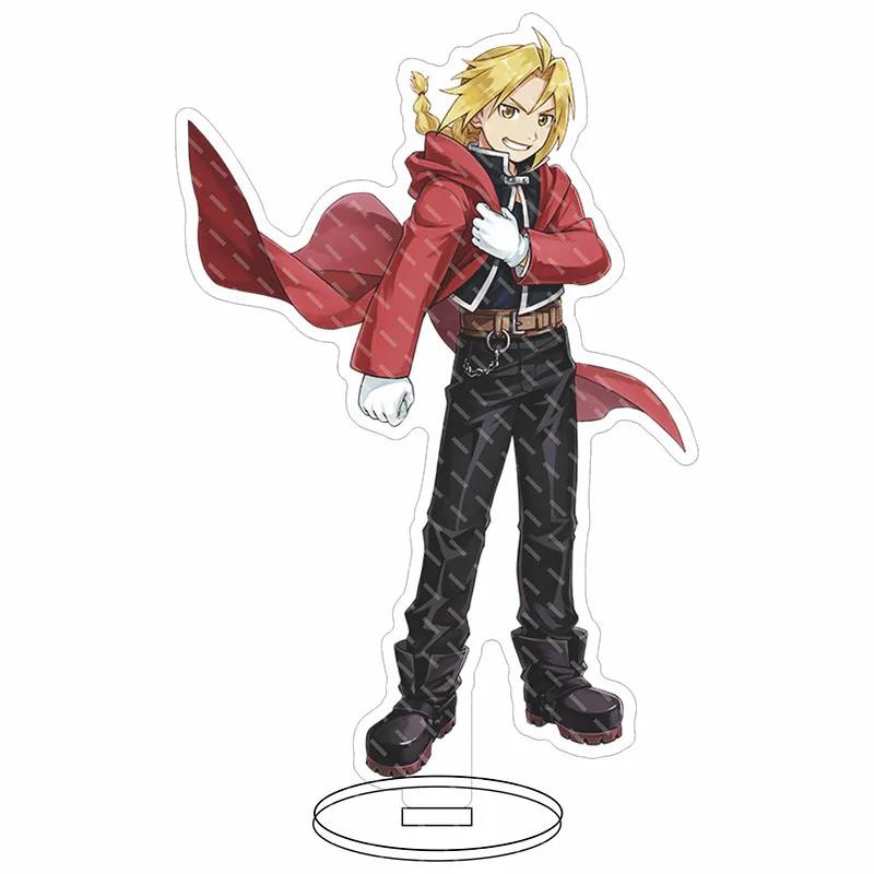 Anime Fullmetal Alchemist Figure Edward Elric Alphonse Acrylic Stands Model Winry Rockbell Hohenheim Standing Sign Birthday Gift