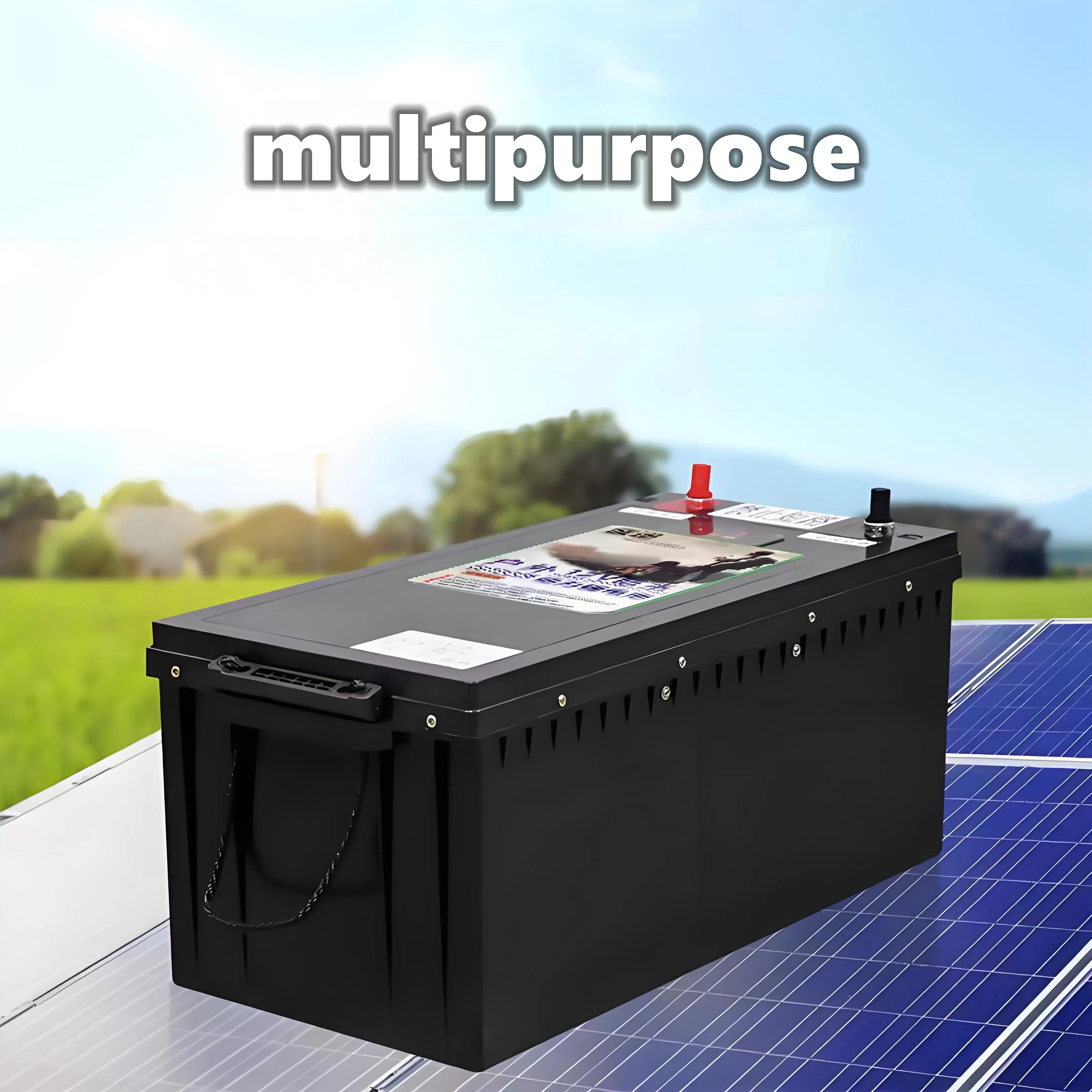 12V 24V 36V48V 100AH 150Ah 200AH 300Ah 400Ah lifepo4 lithium Portable battery BMS for solar inverter EV Fishing boat RV lighting