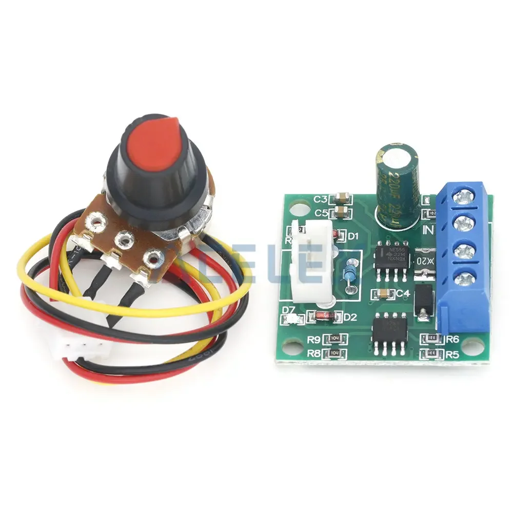 PWM Motor Speed Controller Automatic DC Motor Regulator Control Module Low Voltage DC 1.8V to 15V 2A