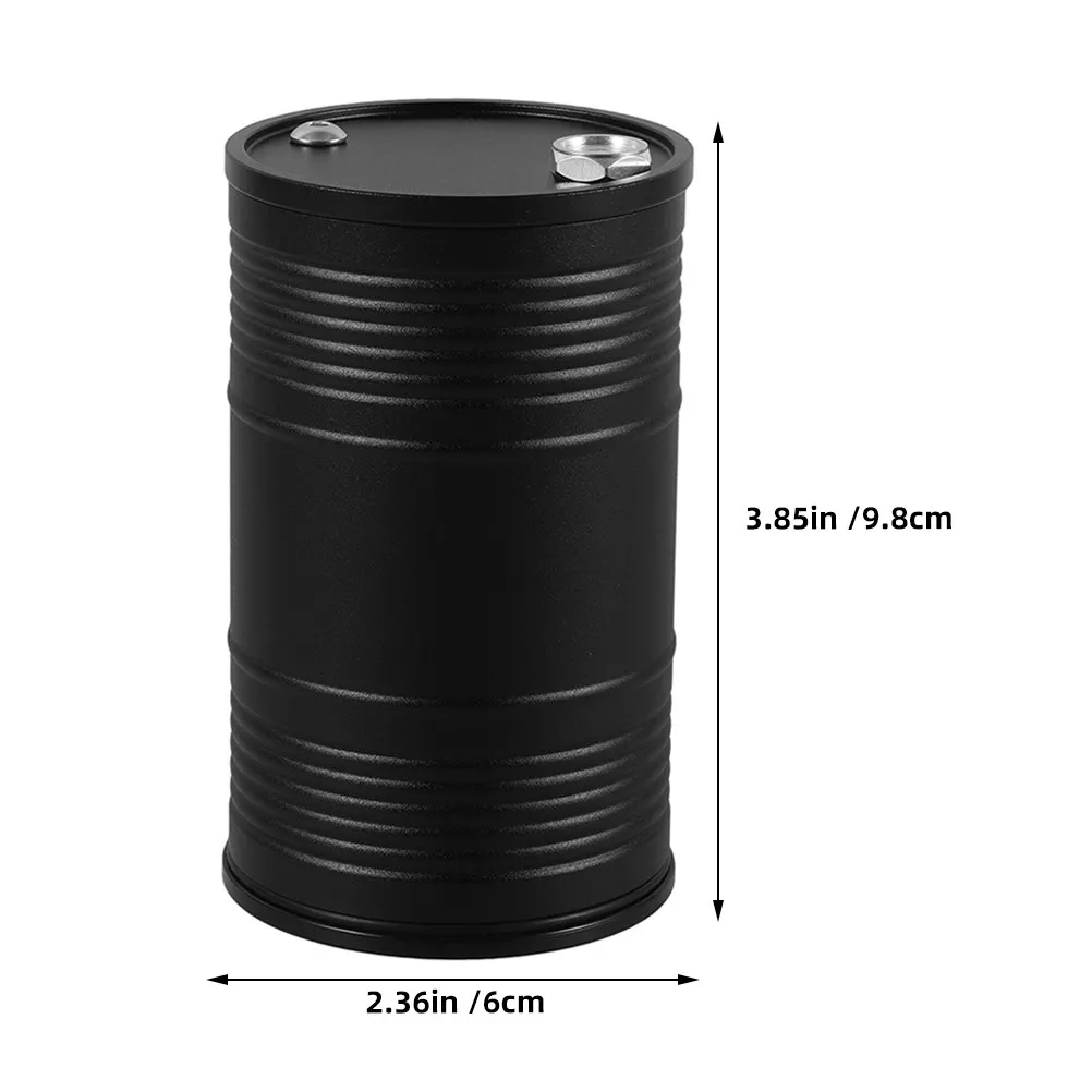 2Pcs Car Smoke Accessories For Outdoor Seating Area Commute Aluminum Ashtray Cup Patio Desktop Alloy Ashtrays Lid